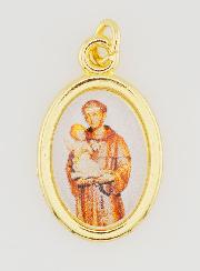 Médaille Saint Antoine Dorée - 25mm