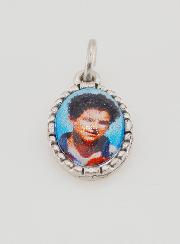 Médaille Bord Torsadé 15mm - Saint Carlo Acutis