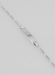 Gourmette de Baptême Enfant en Argent - 15cm