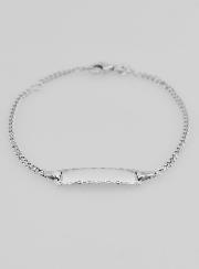 Gourmette de Baptême Enfant en Argent - 16cm