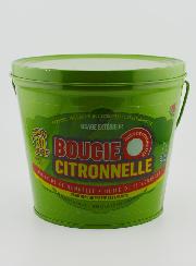 Bougie Citronnelle Seau Métal - Vert