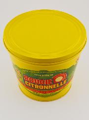 Bougie Citronnelle Seau Métal - Jaune