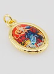 Médaille Saint Christophe Dorée - 25mm