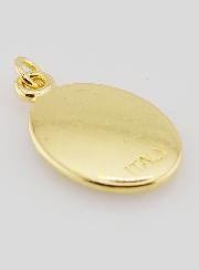 Médaille Saint Christophe Dorée - 25mm