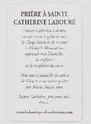 Lot de 10 Cartes de Prière à Ste Catherine Labouré