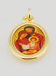 Médaille Sainte Famille Dorée - 25mm
