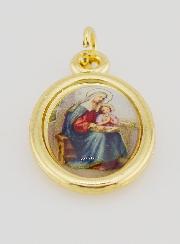 Médaille de Sainte Anne Dorée - 25mm