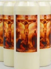 Lot de 10 Bougies de Neuvaine Passion du Christ