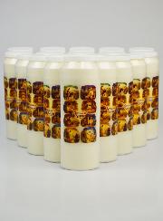 Lot de 20 Bougies de Neuvaine Semaine Sainte