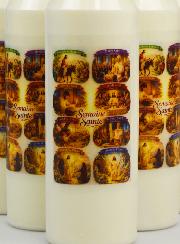 Lot de 20 Bougies de Neuvaine Semaine Sainte