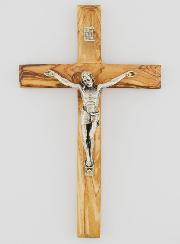 Crucifix en Bois d'Olivier - 18cm