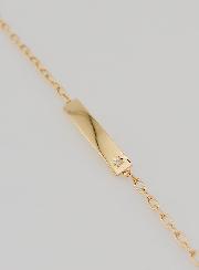 Gourmette de Baptême Enfant en Plaqué Or - 15cm