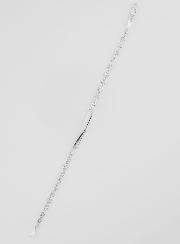 Gourmette Identité en Argent Massif - 18cm