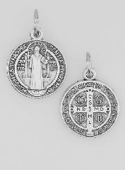 Médaille de Saint Benoît en Métal - 15mm