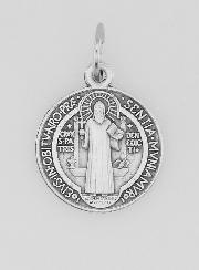 Médaille de Saint Benoît en Métal - 15mm