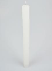 Bougie Teintée Masse 27cm - Blanc