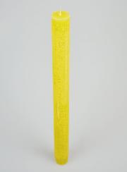 Bougie Teintée Masse 27cm - Jaune