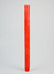 Bougie Teintée Masse 27cm - Rouge Rosé