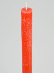 Bougie Teintée Masse 27cm - Rouge Rosé