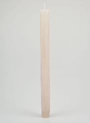 Bougie Teintée Masse 27cm - Gris Sable