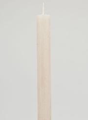 Bougie Teintée Masse 27cm - Gris Sable