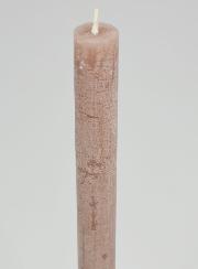Bougie Teintée Masse 27cm - Taupe