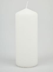 Bougie de Décoration Blanche - 17cm