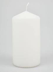 Bougie de Décoration Blanche - 15cm