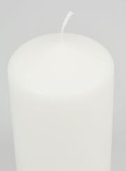 Bougie de Décoration Blanche - 15cm