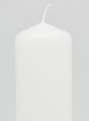 Bougie de Décoration Blanche - 20cm