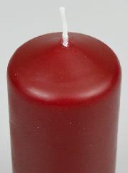 Bougie Décoration 12cm - Bordeaux