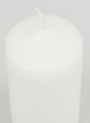 Bougie de Décoration Blanche - 10cm