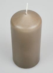 Bougie Décoration 12cm - Taupe