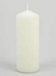 Bougie de Décoration 15cm - Blanc Laiteux