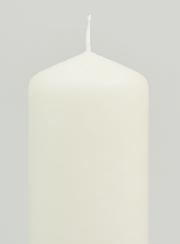 Bougie de Décoration 15cm - Blanc Laiteux