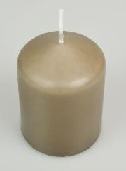 Bougie Décoration 8cm - Taupe