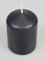 Bougie Décoration 8cm - Anthracite