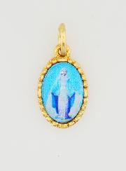 Médaille Bord Torsadé 15mm - Vierge Miraculeuse