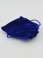 Pochette Chapelet Cadeau Velours 9cm - Bleu