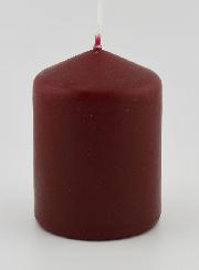 Bougie Décoration 8cm - Bordeaux