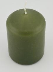 Bougie Décoration 8cm - Vert Olive