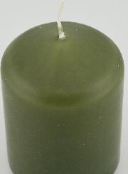 Bougie Décoration 8cm - Vert Olive