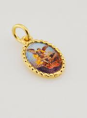 Médaille Bord Torsadé 15mm - Saint Michel