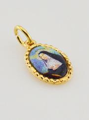 Médaille Bord Torsadé 15mm - Sainte Rita