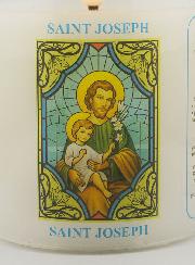 Bougie d'Église à Piles - Saint Joseph