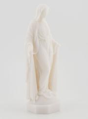 Statue Vierge Miraculeuse en Albâtre - 12cm