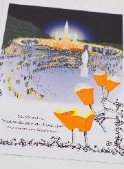 Carte Procession aux Flambeaux - Lourdes