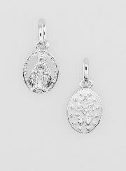 Médaille Miraculeuse Argent Rhodié - 10mm