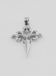 Croix de Saint Jacques en Argent - 20mm