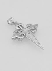 Croix de Saint Jacques en Argent - 20mm